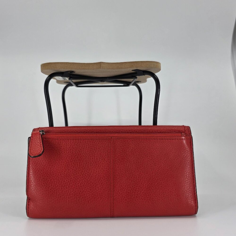 Coach Park Red Leather Turnlock Checkbook Wallet - Archival Heritage Piece - Picture 9 of 9